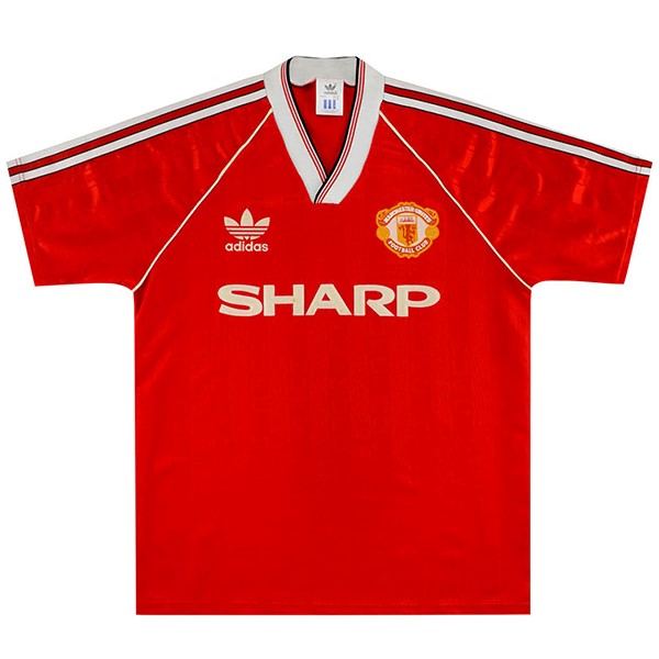 Tailandia Camiseta Manchester United 1ª Retro 1988 1990 Rojo